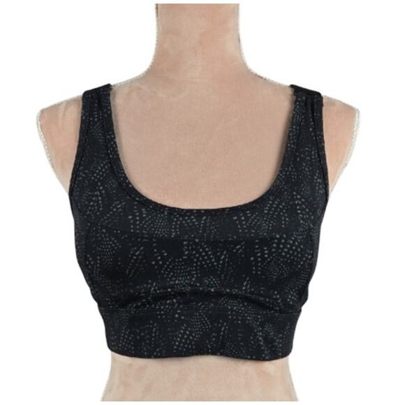 Varley Other - Varley Edris Bra Mono Feather Black Size Small